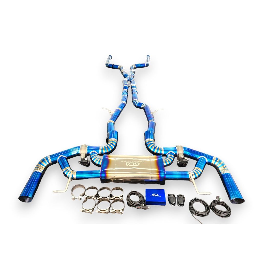 2016-2019 Mercedes Glc 63 Amg Valved Sport Exhaust System | W253 Titanium / Chrome Tips